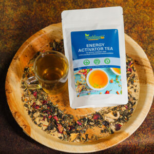 Herbal tea for energy and stamina