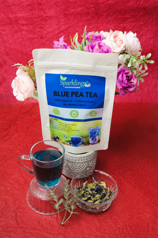 Blue Pea Tea (Butterfly Pea Flower Tea) – 100% Natural & Caffeine-Free