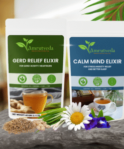 Calm Mind + GERD Relief Elixir – Herbal Tea Combo for Sleep & Acid Reflux Relief
