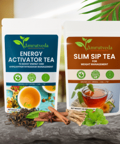 Slim Sip + Energy Activator Herbal Tea Combo – for Weight Loss & Natural Energy Boost