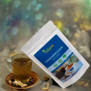 Calm Mind Elixir – Ayurvedic Tea for Deep Relaxation & Restorative Sleep
