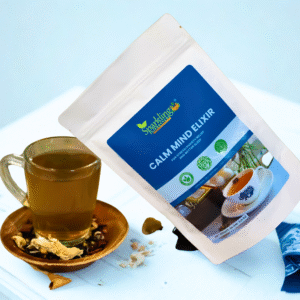 Calm Mind Elixir – Ayurvedic Tea for Deep Relaxation & Restorative Sleep